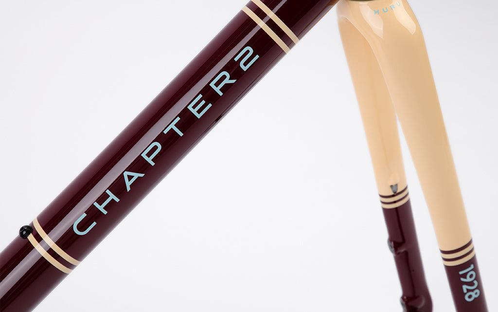 Chapter2 Huru Disc Brake Frameset (Maroon) | Cycling Gears Hub
