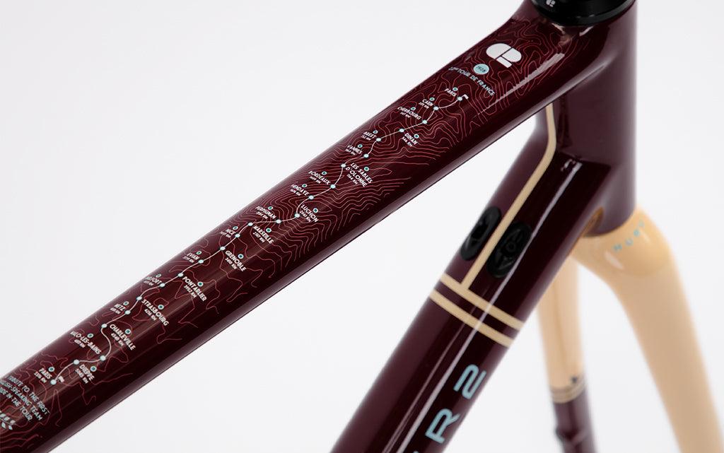 Chapter2 Huru Disc Brake Frameset (Maroon) | Cycling Gears Hub