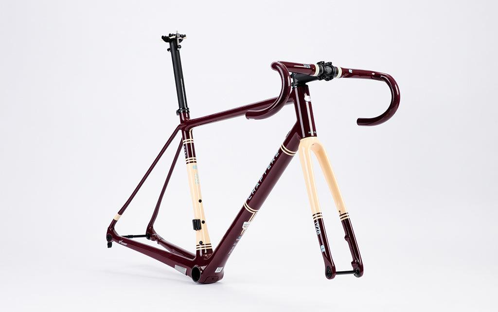 Chapter2 Huru Disc Brake Frameset (Maroon) | Cycling Gears Hub