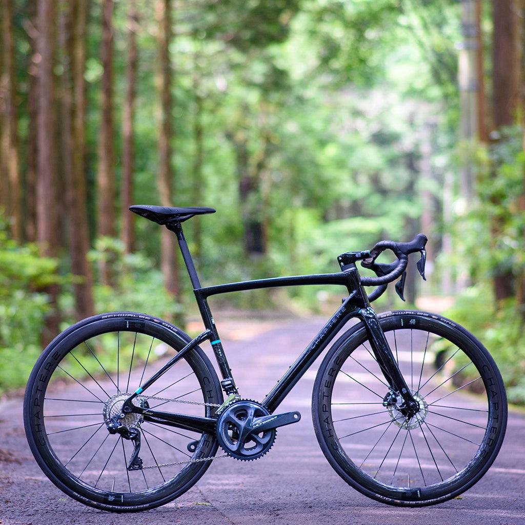 Chapter2 TOA Race Disc Brake Frameset (Glossy Black) | Cycling Gears Hub