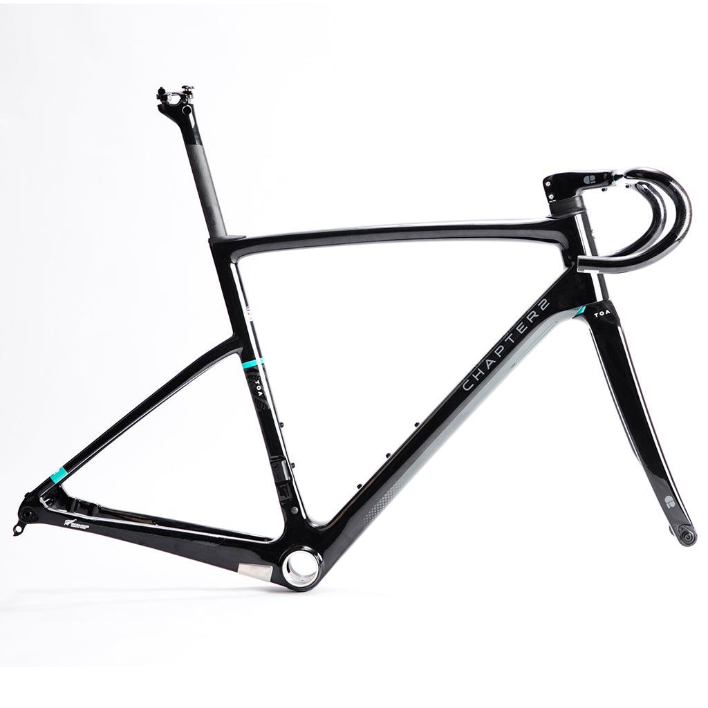 Chapter2 TOA Race Disc Brake Frameset (Glossy Black) | Cycling Gears Hub
