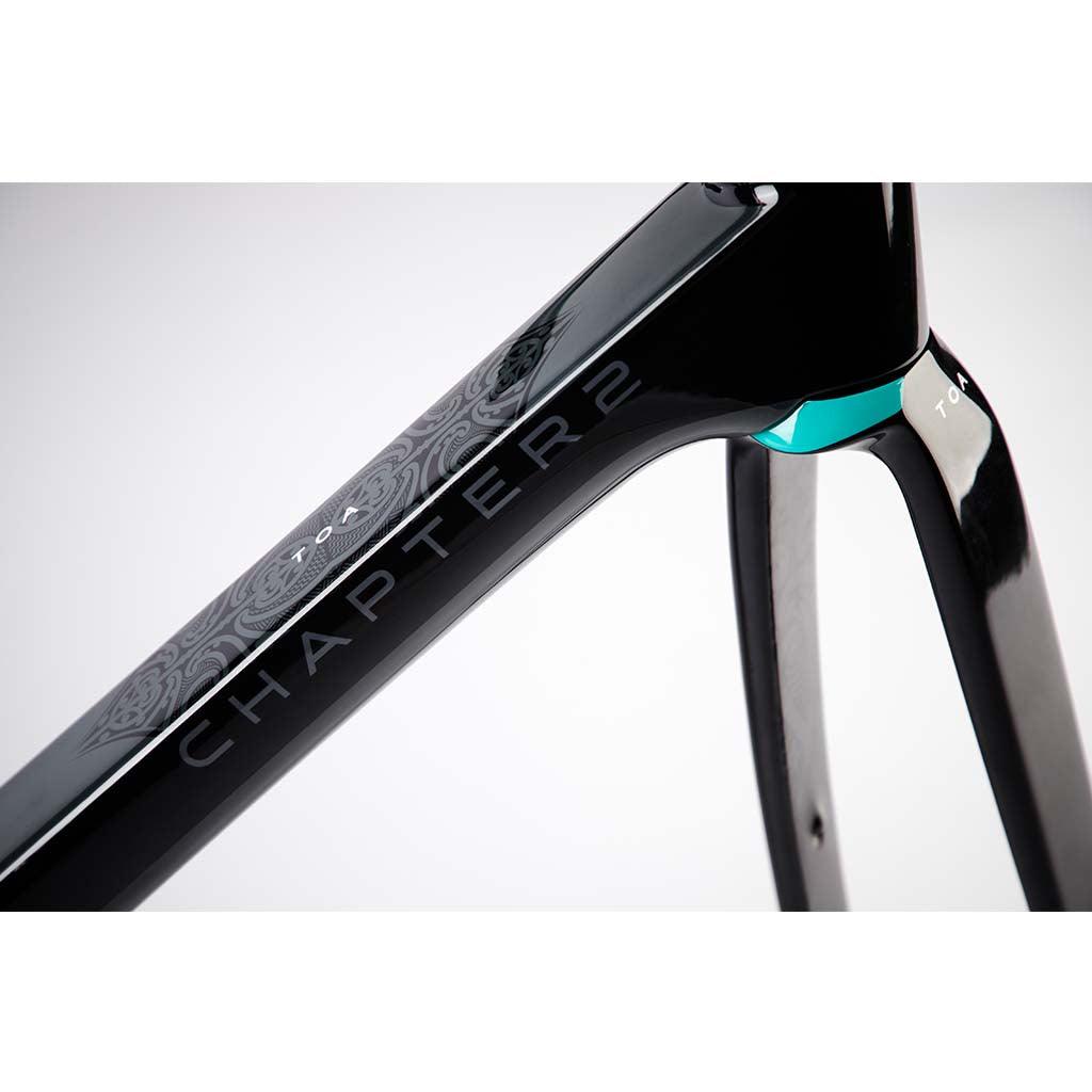 Chapter2 TOA Race Disc Brake Frameset (Glossy Black) | Cycling Gears Hub