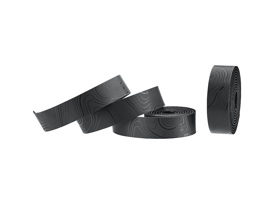 Ciclovation Advanced Minimalism TOPO Leather Touch Bartape (Jet Black) | Cycling Gears Hub - Cycling Gears Hub
