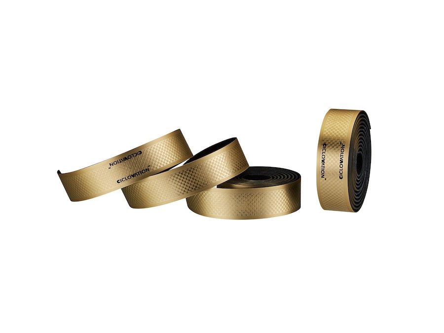Ciclovation Poly Touch Vapor Metallic Advanced Bartape (Royal Gold) | Cycling Gears Hub - Cycling Gears Hub