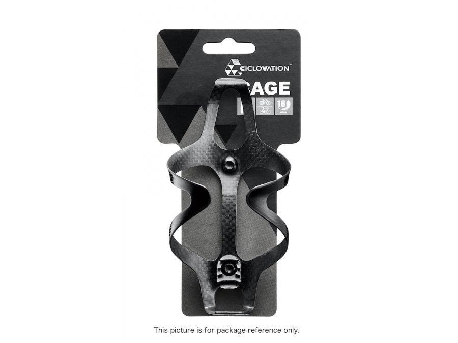 Ciclovation Premium Carbon Bottle Cage (Flash Silver) | Cycling Gears Hub - Cycling Gears Hub