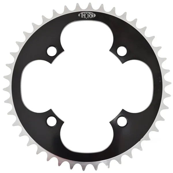 Controltech 104 BCD/64 Chainring (Black/Silver) | Cycling Gears Hub - Cycling Gears Hub