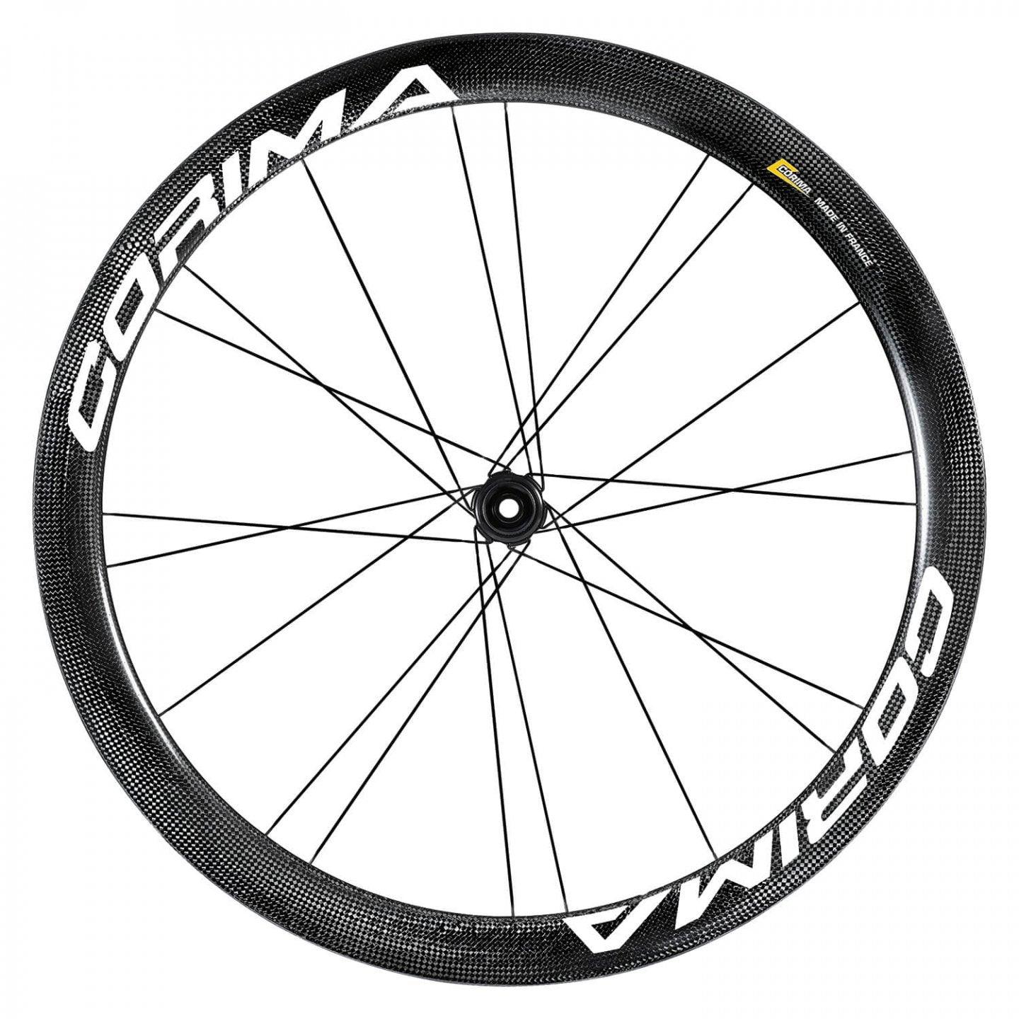 CORIMA 47 WS DX Carbon Disc Brake Wheel (Black/White) | Cycling Gears Hub - Cycling Gears Hub