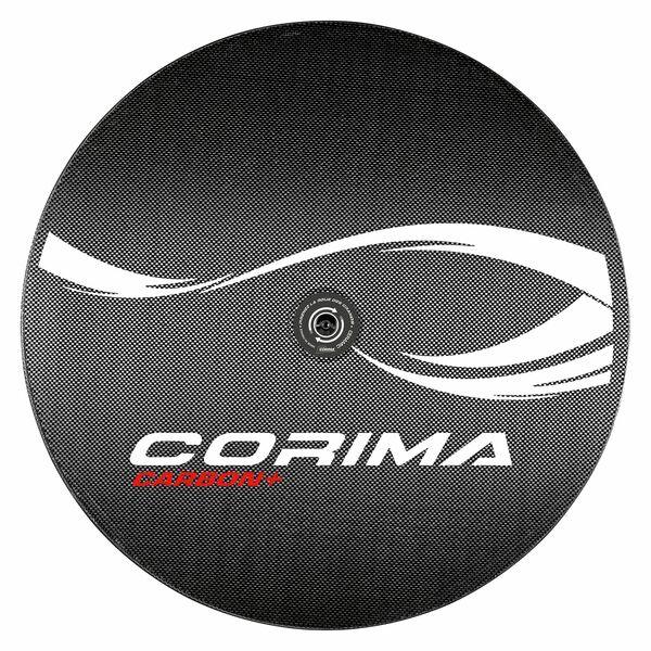 Corima Lenticular Carbon Tubular Disc Brake Wheel (Black/White Decal) | Cycling Gears Hub - Cycling Gears Hub