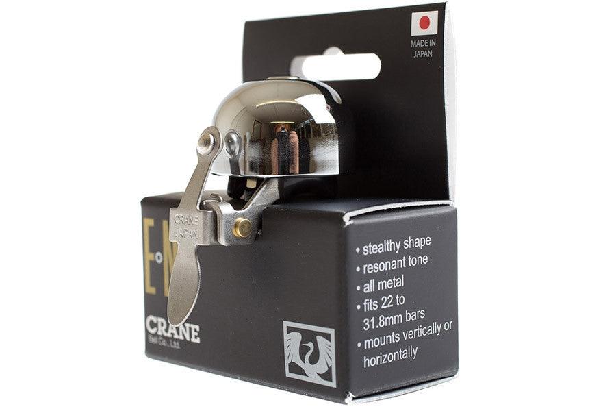 Crane E - NE Clamp Band Mount Bell (Chrome) | Cycling Gears Hub - Cycling Gears Hub