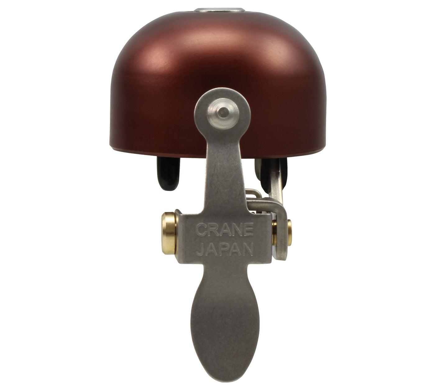 Crane E - NE Clamp Band Mount Bell (Matte Brown) | Cycling Gears Hub - Cycling Gears Hub