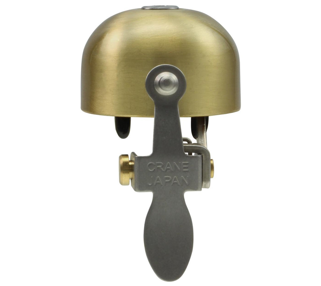 Crane E - NE Clamp Band Mount Bell (Matte Gold) | Cycling Gears Hub - Cycling Gears Hub