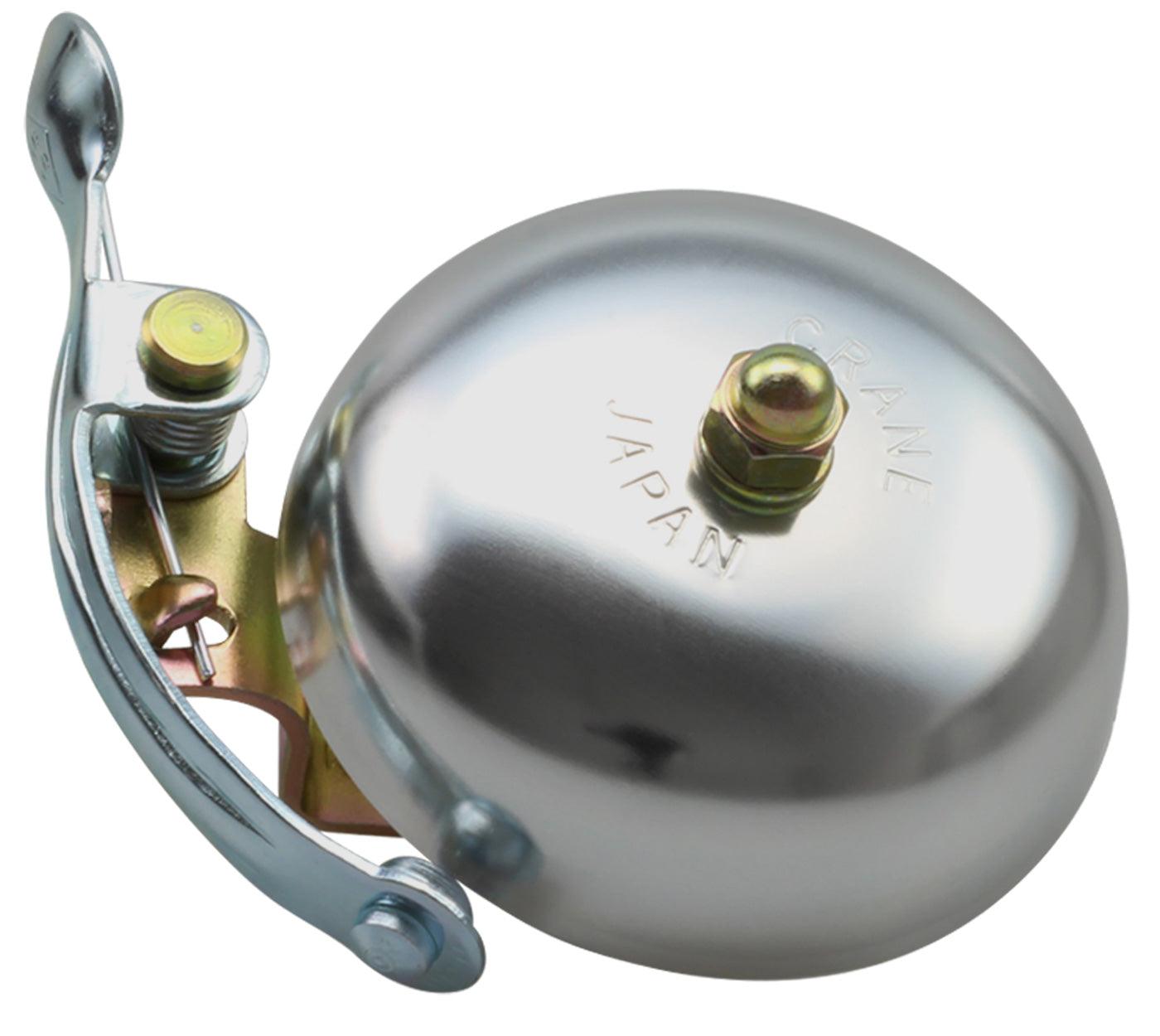 Crane Suzu Steel Band Mount Bell (Matte Silver) | Cycling Gears Hub - Cycling Gears Hub