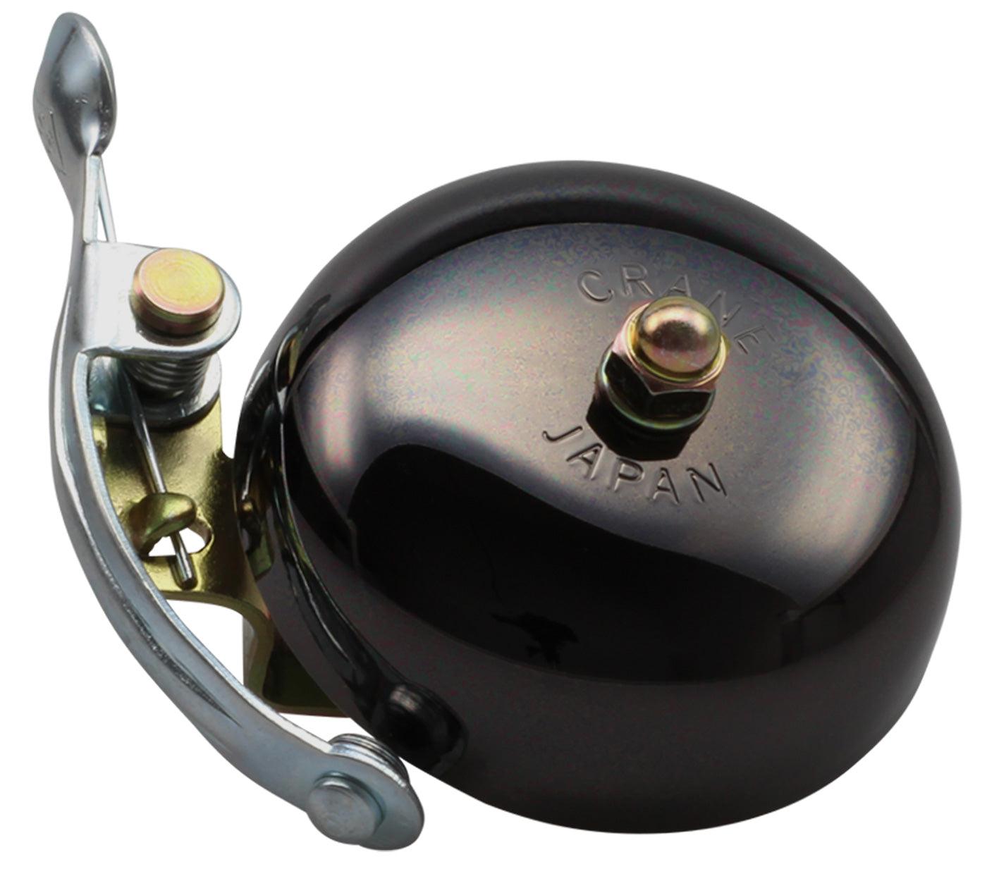 Crane Suzu Steel Band Mount Bell (Neo Black) | Cycling Gears Hub - Cycling Gears Hub