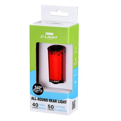 D - Light CG - 126R Rechargeable Rear Light | Cycling Gears Hub - Cycling Gears Hub