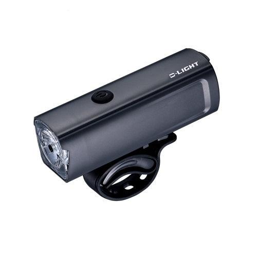 D - Light CG - 130P 400 Front Light (Black) | Cycling Gears Hub - Cycling Gears Hub