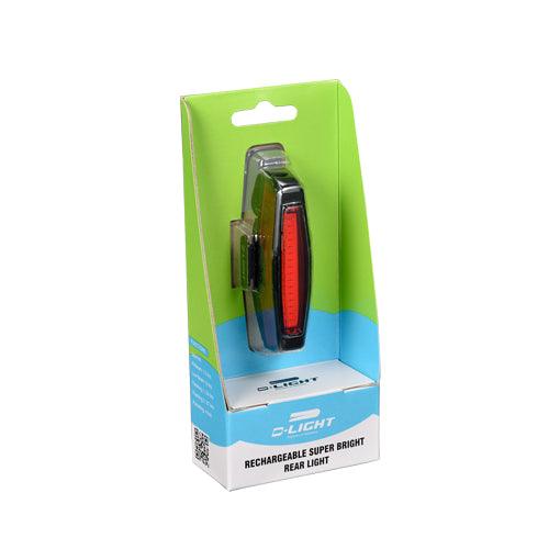 D - Light CG - 420R1 Rechargeable Rear Light | Cycling Gears Hub - Cycling Gears Hub
