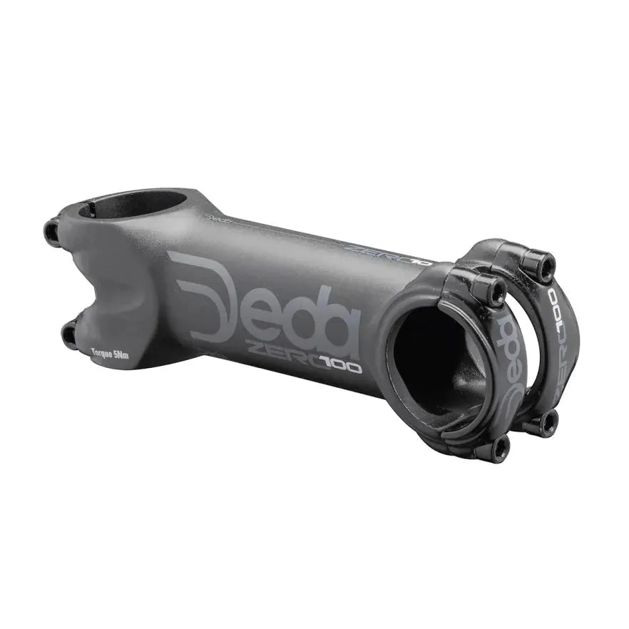 Deda Elementi Zero 100 82° Stem (Black On Black) | Cycling Gears Hub - Cycling Gears Hub