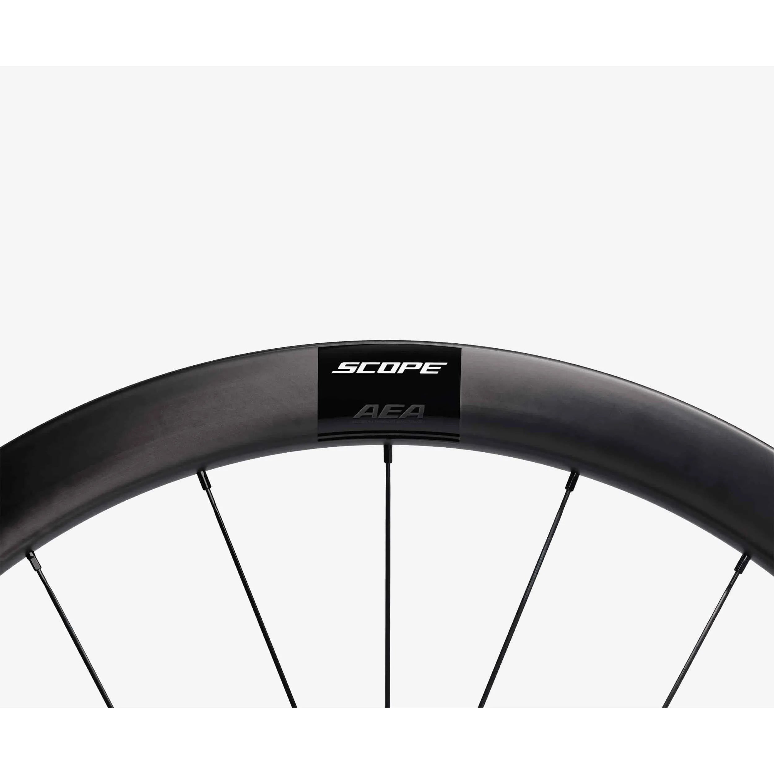 SCOPE WHEELSET DISCBRAKE R4 45MM DEEP 11SPEED SHIMANO BLACK DECALS