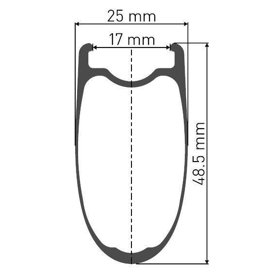 DT Swiss ARC 1400 Dicut 48 Carbon Tubeless Rim Brake Wheel - Shimano/Sram (Black) | Cycling Gears Hub - Cycling Gears Hub