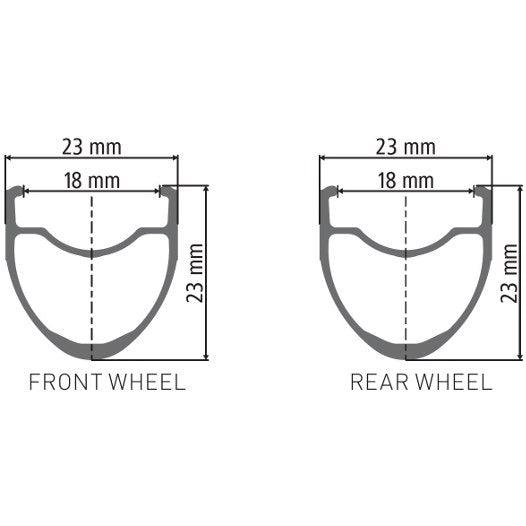 DT Swiss P1800 Spline Aluminium Tubeless Rim Brake Wheel - Shimano/Sram (Black) | Cycling Gears Hub - Cycling Gears Hub