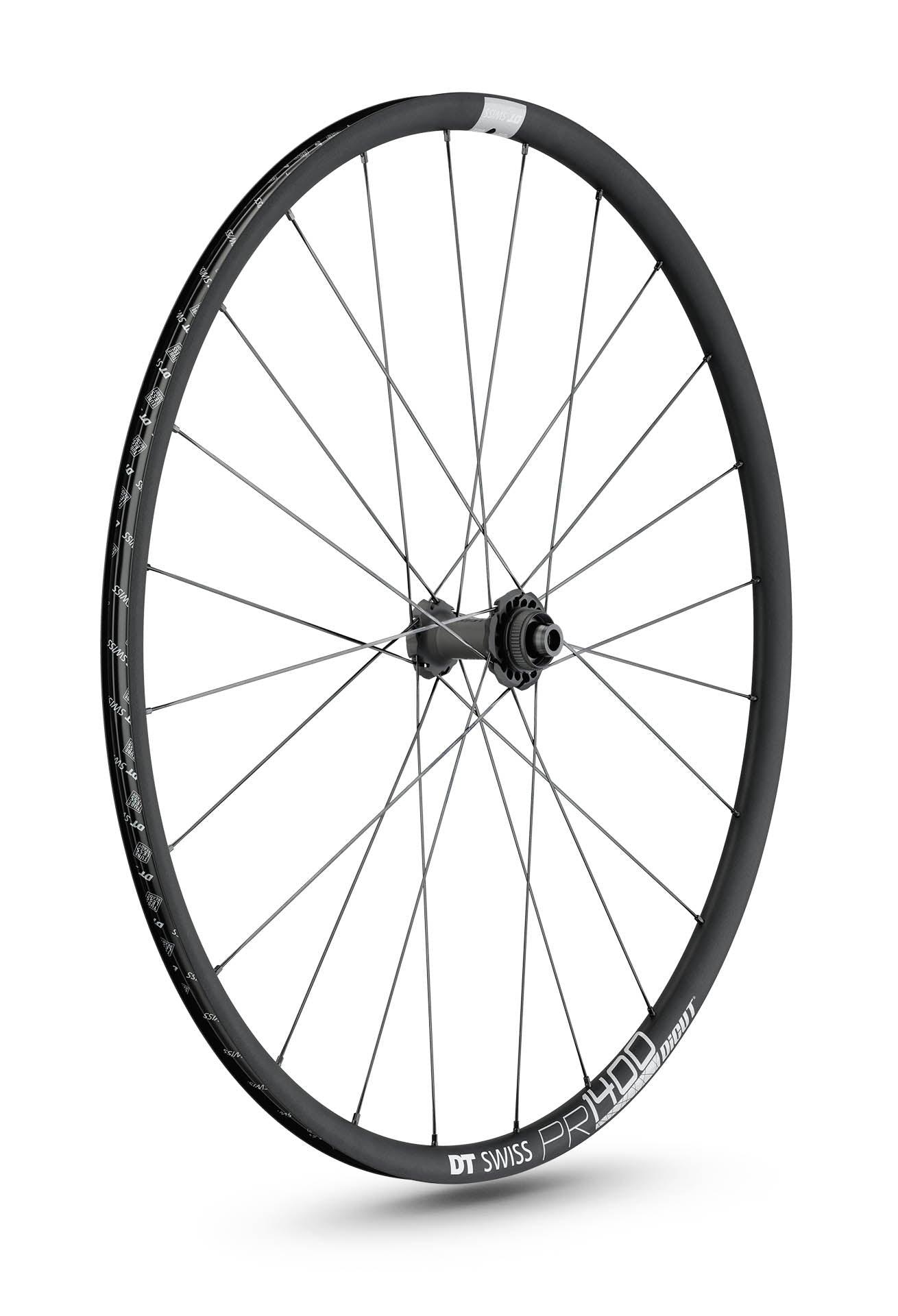 DT Swiss PR 1400 Dicut Aluminum Tubleless Ready Disc Brake Wheel - (Black) | Cycling Gears Hub - Cycling Gears Hub