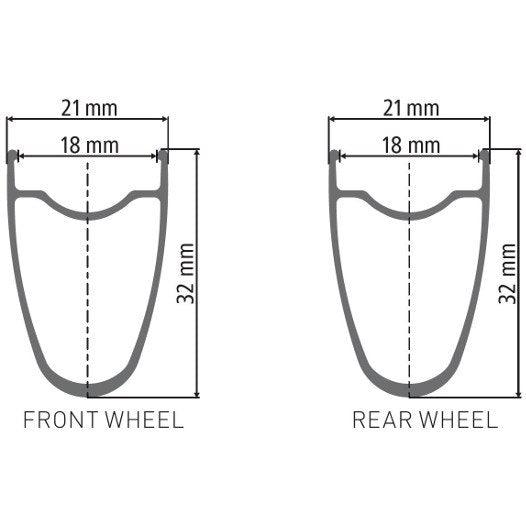 DT Swiss T 1800 Classic Aluminium Tubeless Wheel (Black) | Cycling Gears Hub - Cycling Gears Hub