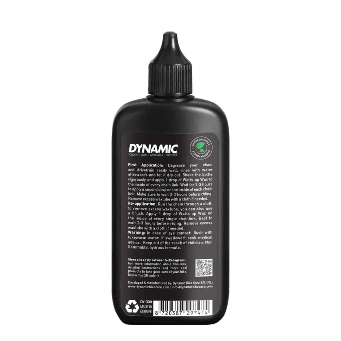 Dynamic Watts-Up Wet Weather Indoor Chain Wax | Cycling Gears Hub
