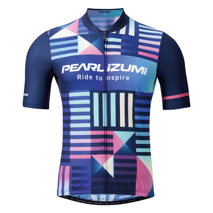 Pearl Izumi Printed Men's Cycling Jersey (Spectrum Pearl) | Cycling Gears Hub