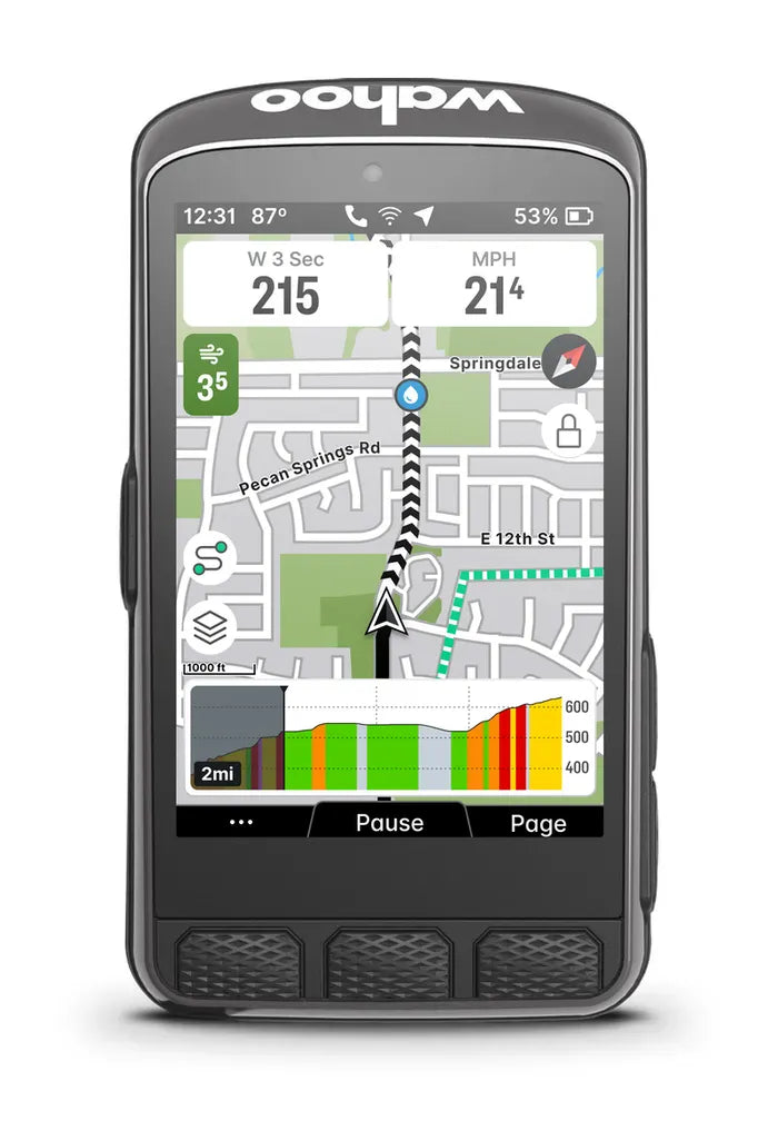 Wahoo Elemnt Ace GPS Cyclocomputer (Black) | Cycling Gears Hub