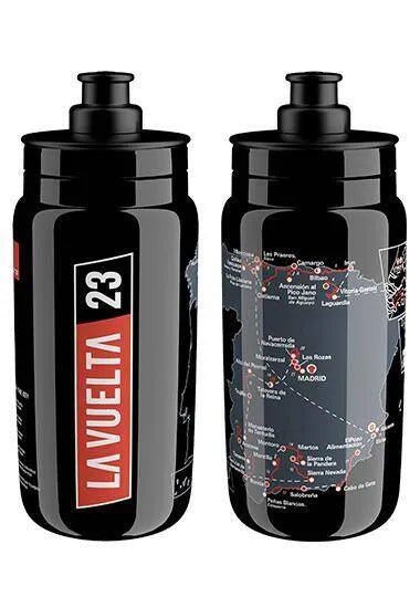 Elite Bottle Fly (Vuelta Black Map) | Cycling Gears Hub - Cycling Gears Hub