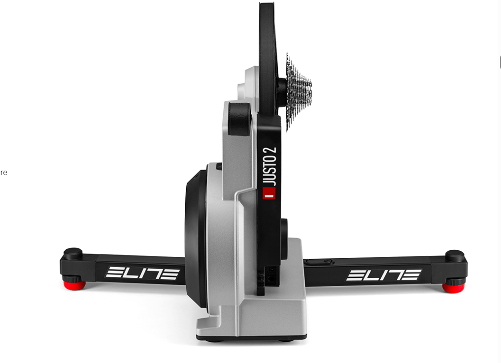 Elite Justo 2 Electromagnetic Direct Drive Smart Bicycle Trainer (Silver) | Cycling Gears Hub - Cycling Gears Hub