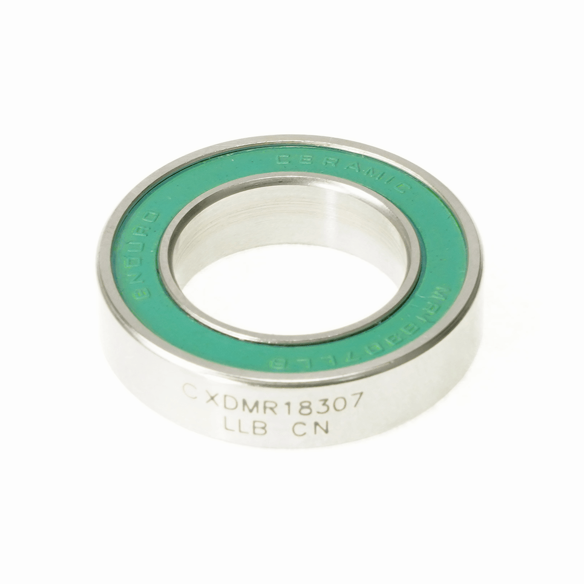 Enduro ABEC - 5 Radial Bearing (Silver/Green) | Cycling Gears Hub - Cycling Gears Hub