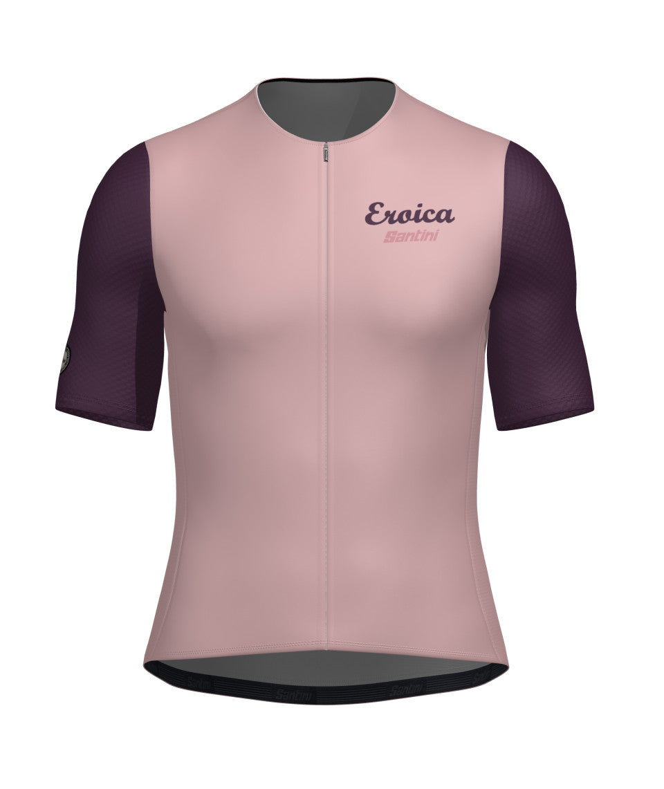 Santini Eroica Borgo Unisex Cycling Jersey (Pink) | Cycling Gears Hub