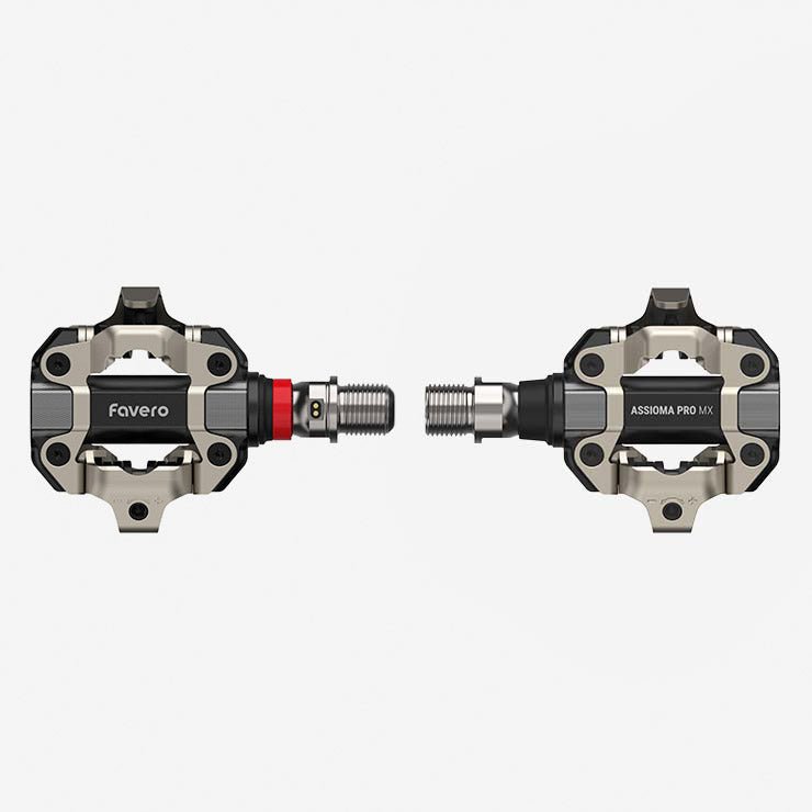 Favero Assioma PRO MX 1 – Dual - Sided MTB Power Meter Pedals for Off - Road Cycling - Cycling Gears Hub