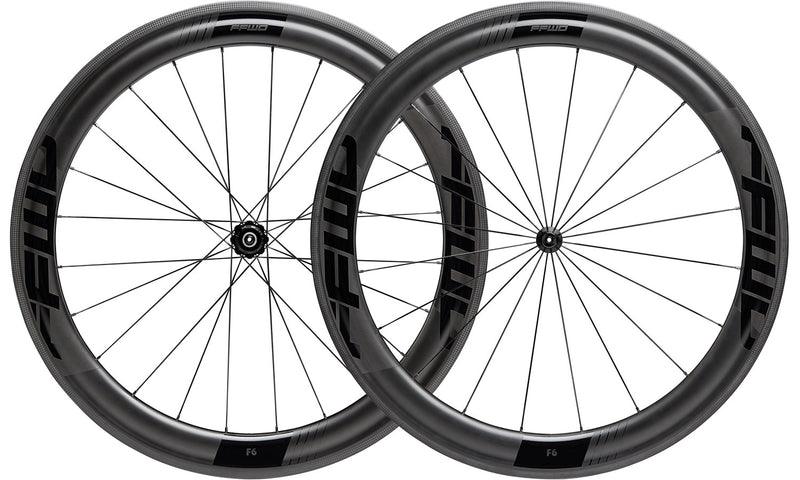 FFWD F6R FCC Carbon Tubeless Ready Rim Brake Wheel - Shimano (Matt Black) | Cycling Gears Hub - Cycling Gears Hub