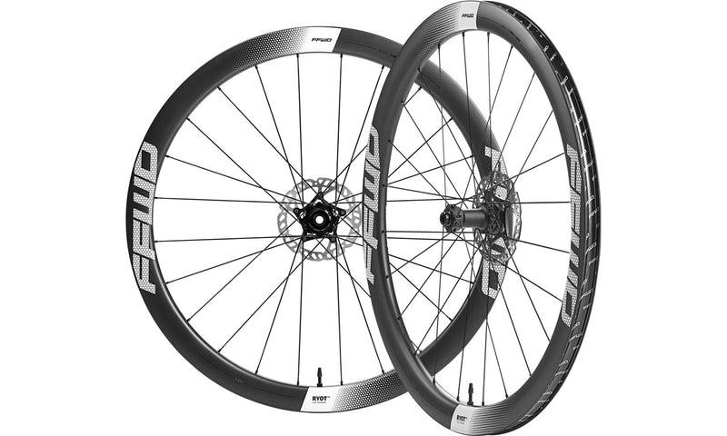 FFWD Ryot44 DT240 Carbon Tubeless Ready Disc Brake Wheel - Shimano (White) | Cycling Gears Hub - Cycling Gears Hub