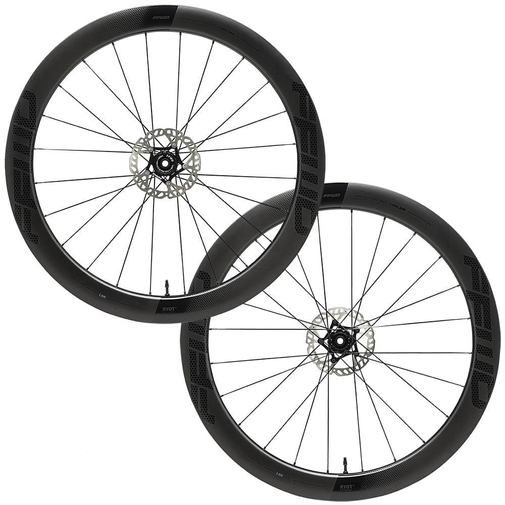 FFWD Ryot55 DT350 Carbon Tubeless Ready Disc Brake Wheel - Shimano/SRAM (Matt Black) | Cycling Gears Hub - Cycling Gears Hub