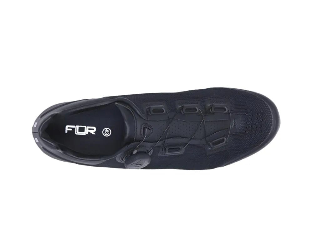 FLR F - 11 Knit Road Cycling Shoe (Black) | Cycling Gears Hub - Cycling Gears Hub