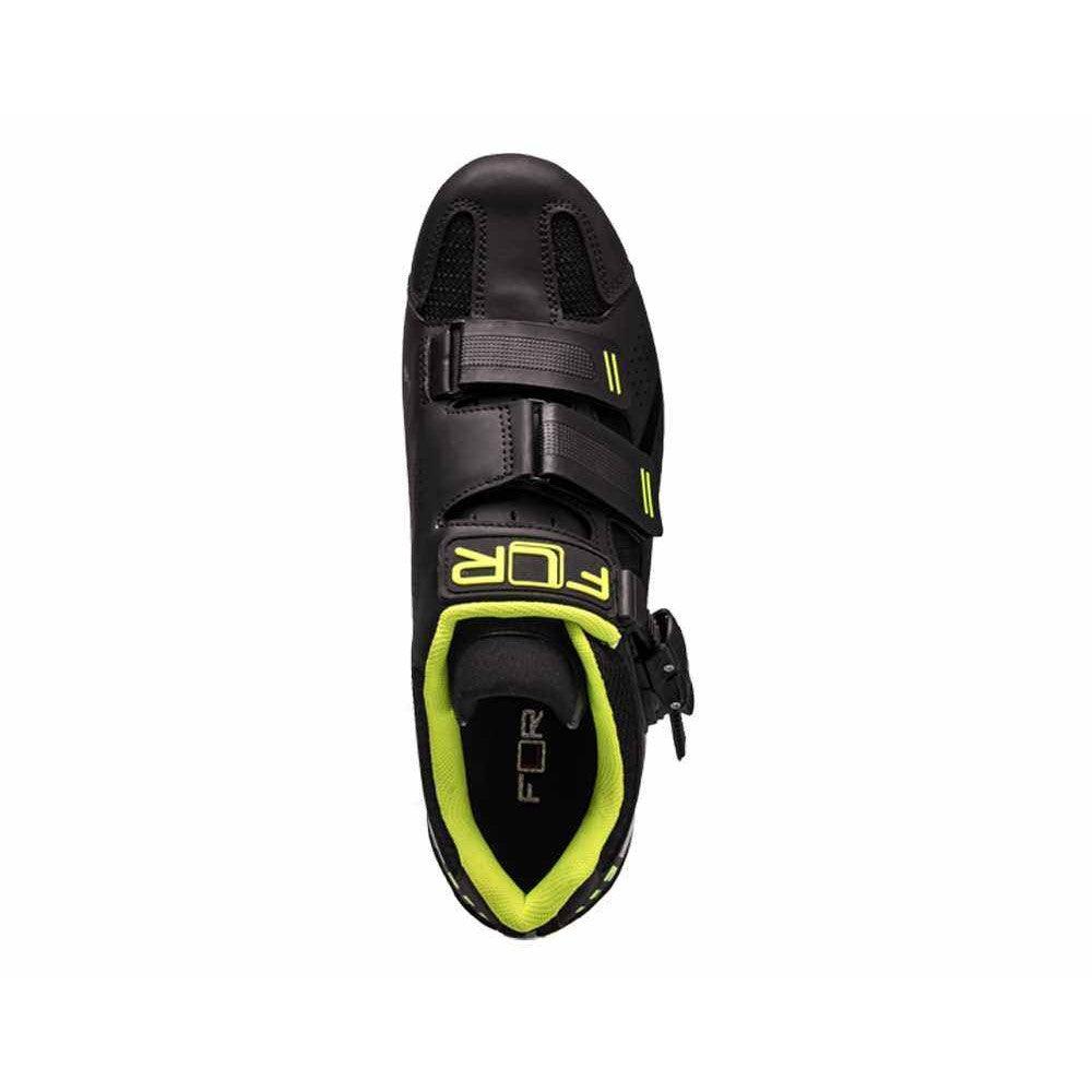 FLR F-15 Road Cycling Shoe (Black Neon Yellow) | Cycling Gears Hub