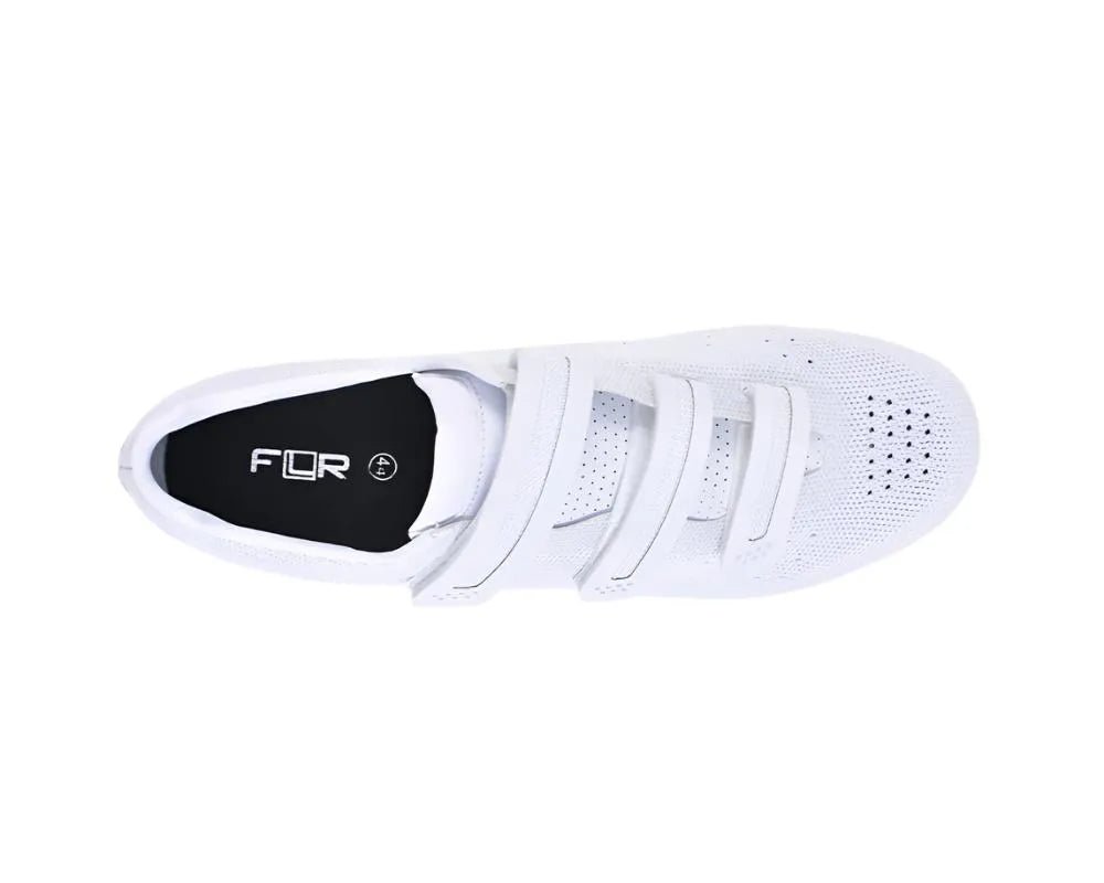 FLR F - 35 Knit Road Cycling Shoe (White) | Cycling Gears Hub - Cycling Gears Hub