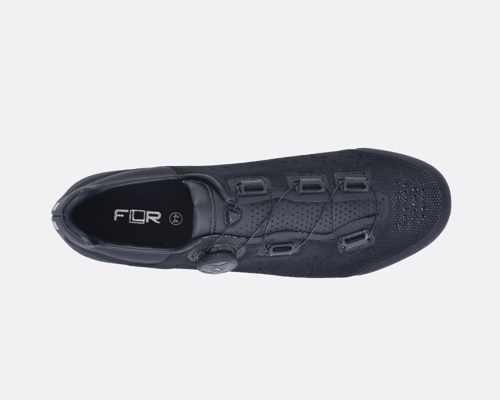 FLR F-XX Knit Road Cycling Shoe (Black) | Cycling Gears Hub
