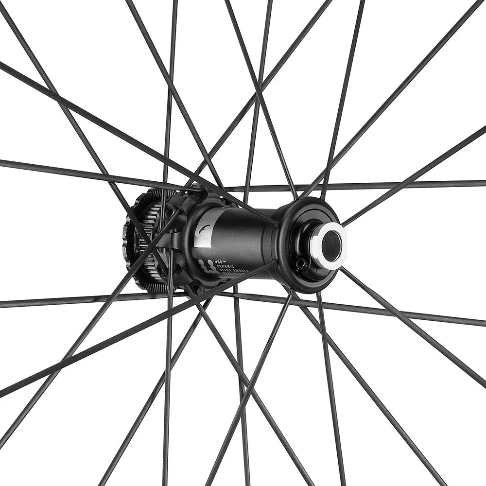 Fulcrum Sharq Carbon Disc Brake Wheelset – Tubeless - Ready, Aero 2 - Wave Design - Cycling Gears Hub