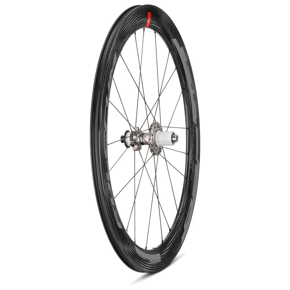 Fulcrum Speed 55 Disc Brake Wheelset – Tubeless‑Ready Carbon, Black – 55 mm Aero - Cycling Gears Hub