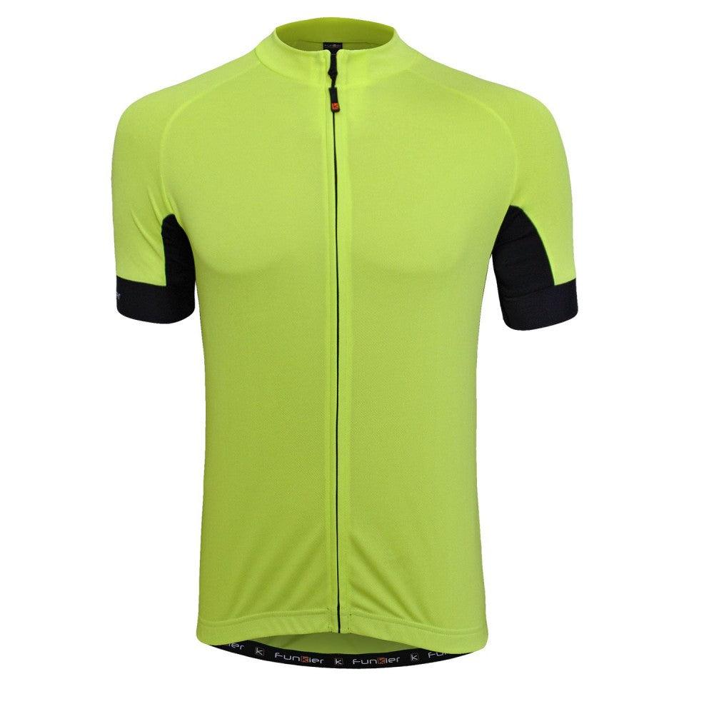 Funkier Cefalu Active Mens Cycling Jersey (Yellow) | Cycling Gears Hub