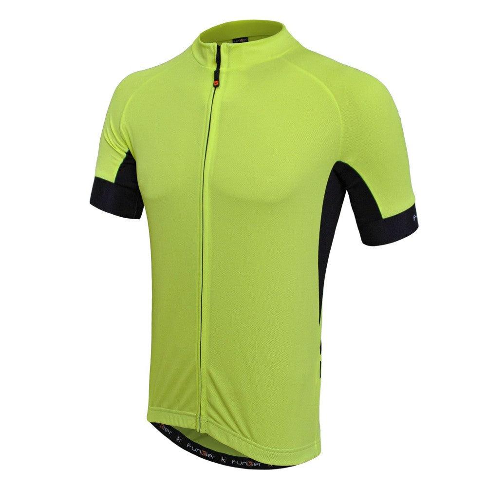 Funkier Cefalu Active Mens Cycling Jersey (Yellow) | Cycling Gears Hub