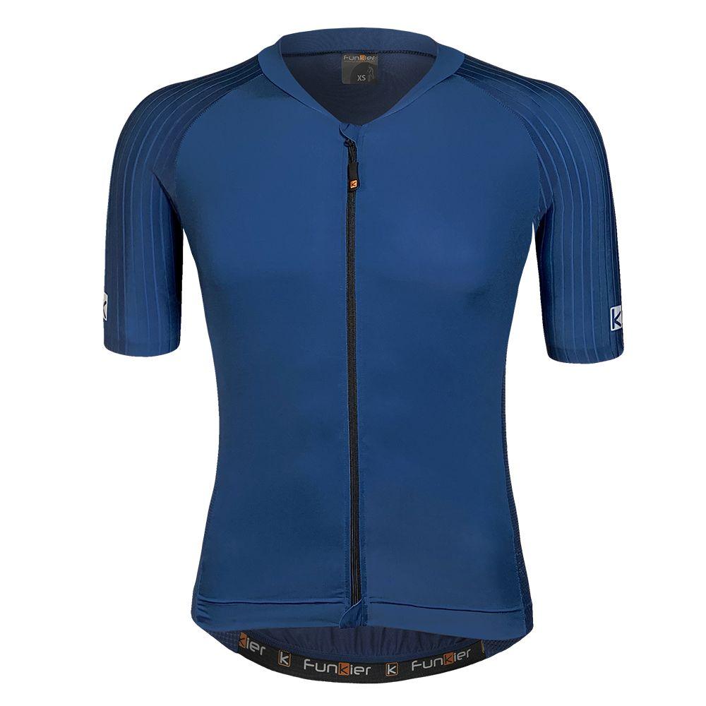 Funkier Rocco Elite Mens Cycling Jersey (Blue) | Cycling Gears Hub
