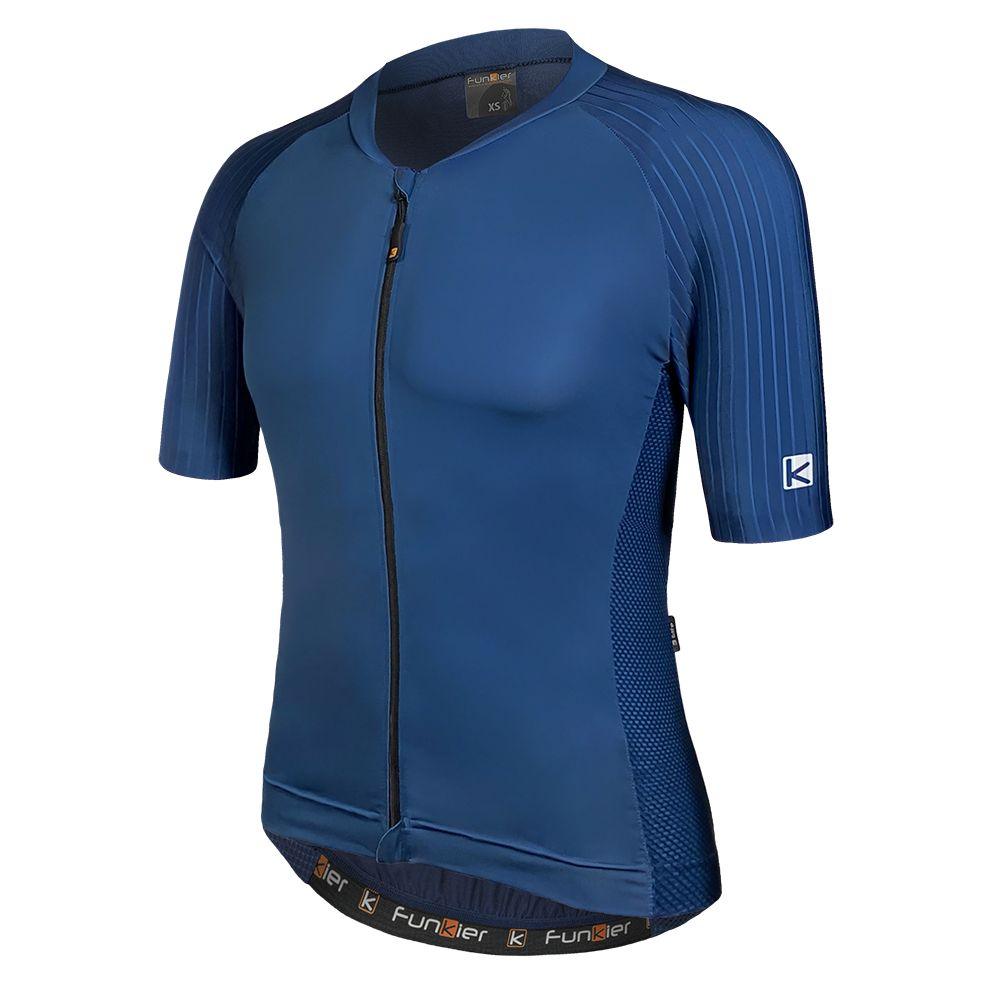 Funkier Rocco Elite Mens Cycling Jersey (Blue) | Cycling Gears Hub