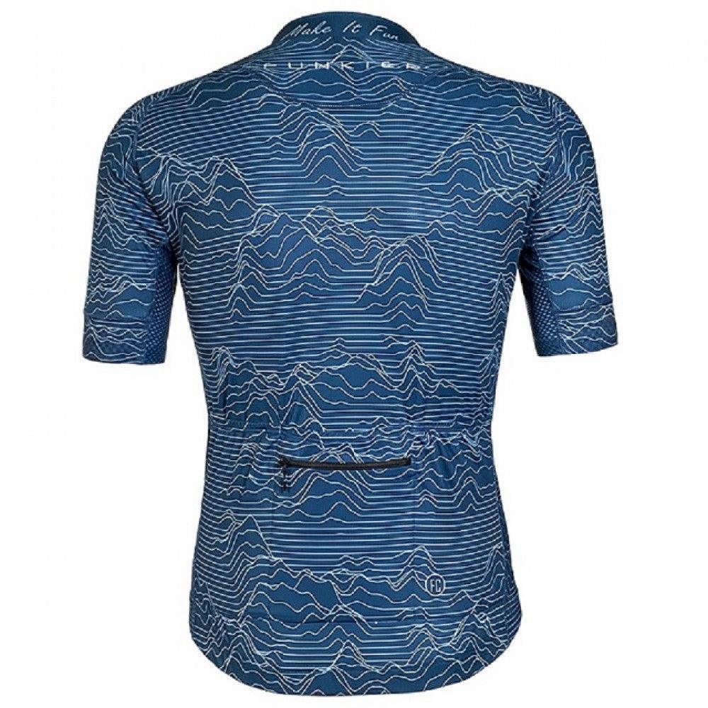 Funkier Rossini Pro Mens Cycling Jersey (Blue) | Cycling Gears Hub