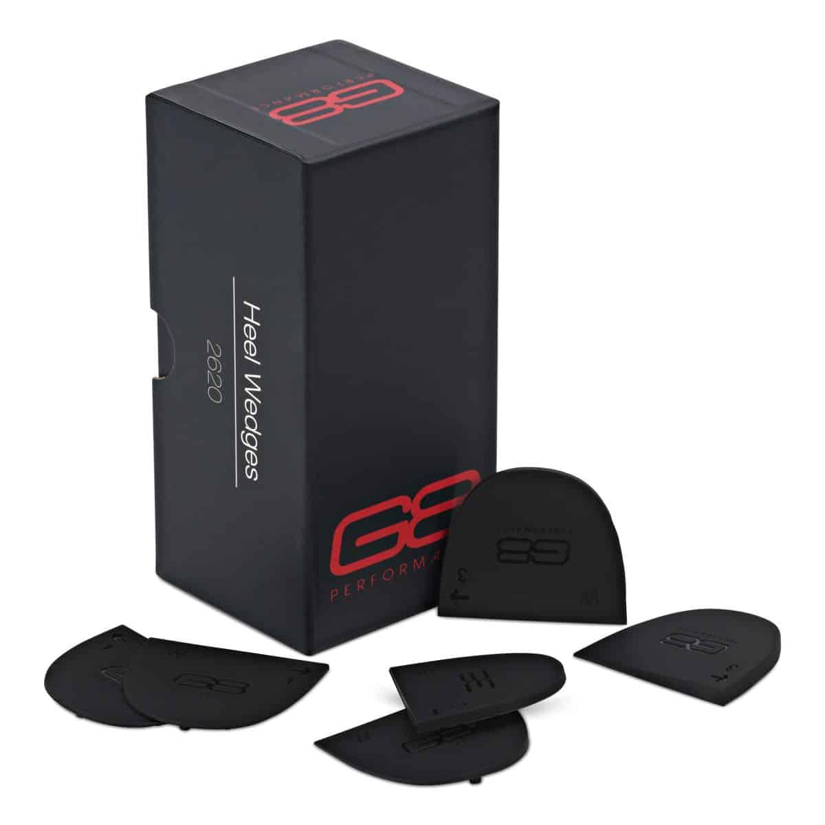 G8 Performance Pro Series 2620 Heel Wedges (Black) | Cycling Gears Hub - Cycling Gears Hub