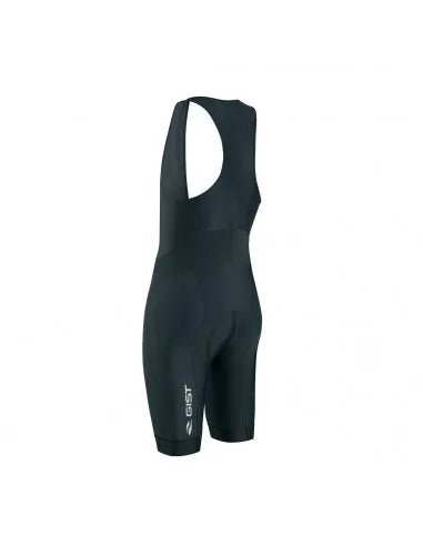 Gist Thunder Men's Cycling Bibshort (Black) – Pro Fit, Breathable & Shock - Absorbing Padding - Cycling Gears Hub